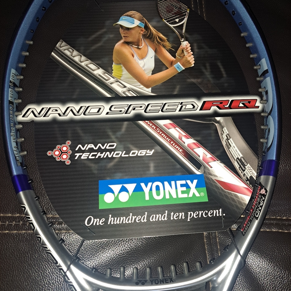 COPY - Yonex Nano Speed RQ5 Tennis Racquet 4 5/8 New L@@k Scratch FREE  Case!